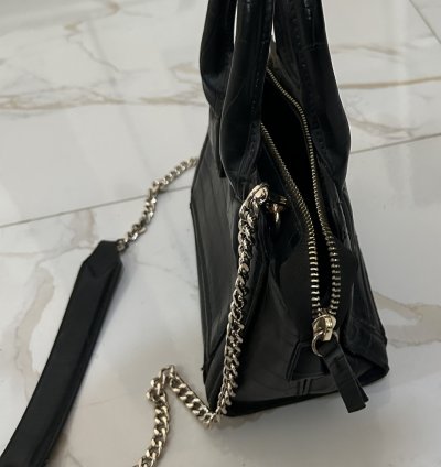 Black handbag